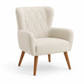 Sessel Bouclé Beige 85x75x80 cm