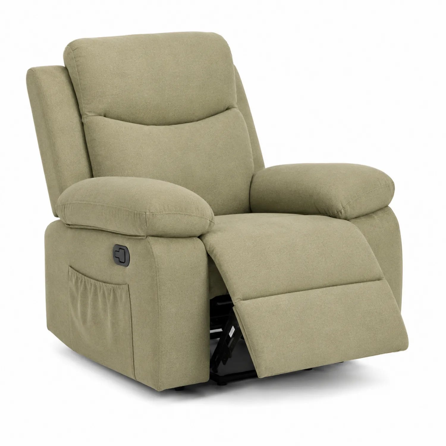 Verstellbarer Ruhesessel Stoff Polyester Beige
