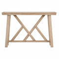 Konsolentisch aus Holz Hellbraun 120 x 40 x 80 cm