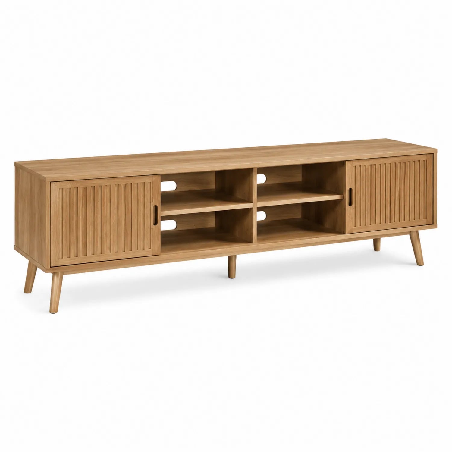 TV-Schrank aus Holz mit Stauraum 200x40x50 cm