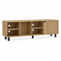 TV-Schrank aus Holz mit Eichenfurnier 150x40x50 cm