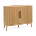 Sideboard aus Eichenfurnier mit 2 Türen