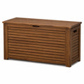 Holz Aufbewahrungsbox aus Akazienholz Braun 120x50x60 cm