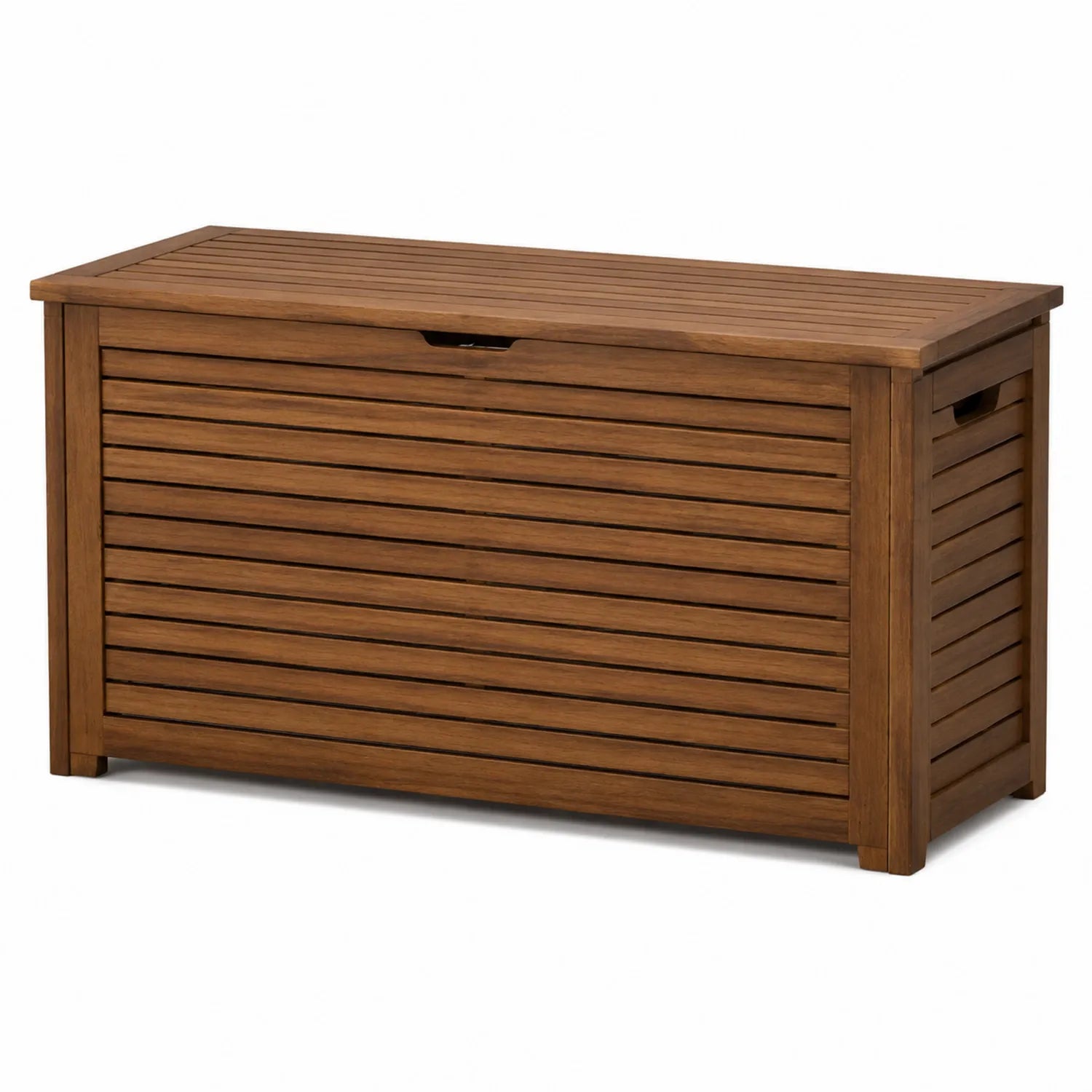 Holz Aufbewahrungsbox aus Akazienholz Braun 120x50x60 cm