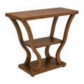 Konsolentisch Holz Braun mit Regal