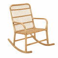 Rattan-Schaukelstuhl Natur 100x60x90 cm